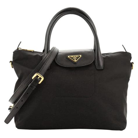 prada tote zip convertible tessuto saffiano leather medium black|Prada saffiano leather bag.